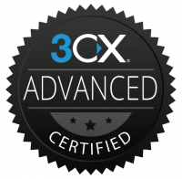 3CX advanced certified badge