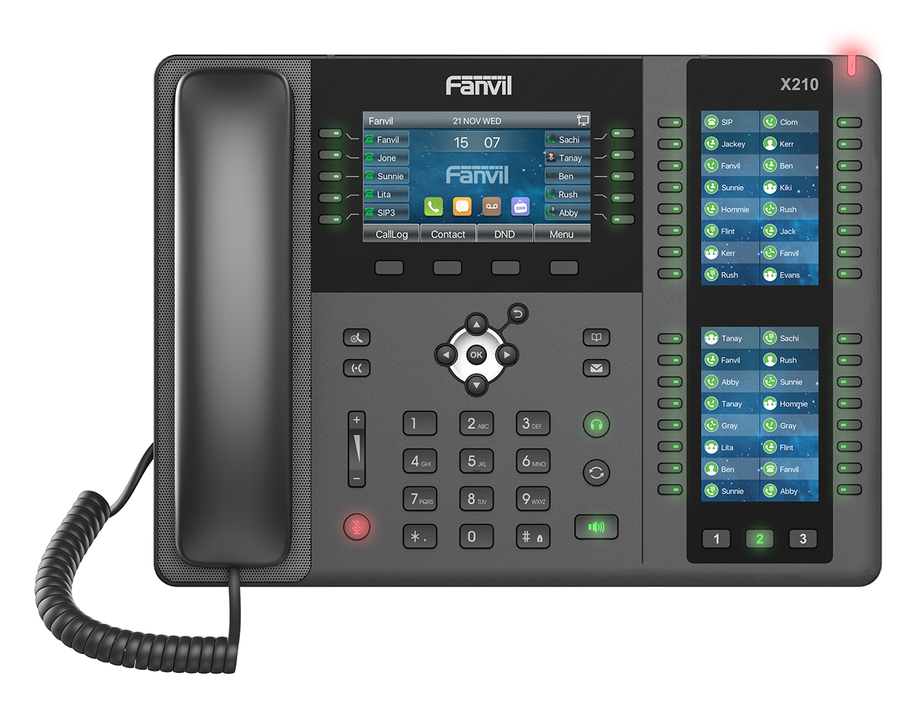 Fanvil X210 desk phone with DSS and BLF displays